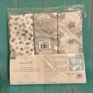 The peanut shell swaddles 3 pack for new born